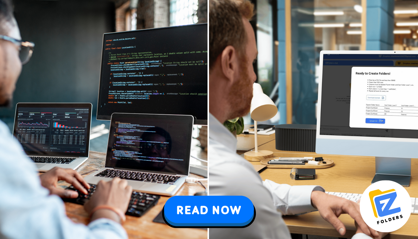 When to Use Chat vs. CSV in EZFolders